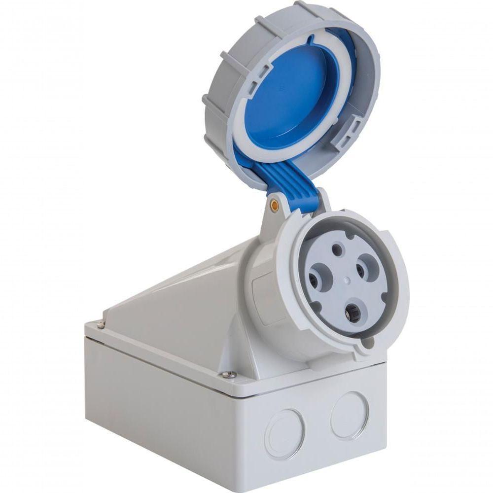 Tomada De Sobrepor Industrial 2p T 63 A 220-250 Vca 6 H Tramontina - 2