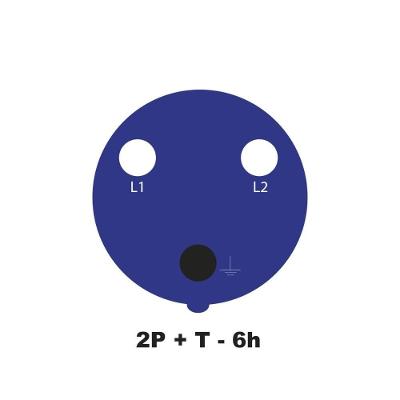 Tomada De Sobrepor Industrial 2p T 63 A 220-250 Vca 6 H Tramontina