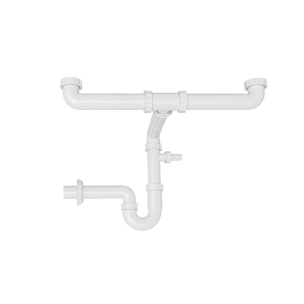Sifão Duplo Compacto Tramontina Em Polipropileno Para Pias E Cubas - 2