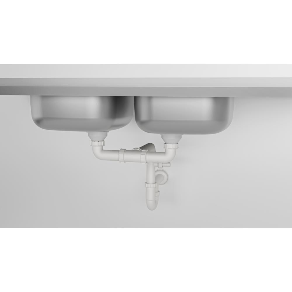 Sifão Duplo Compacto Tramontina Em Polipropileno Para Pias E Cubas - 3