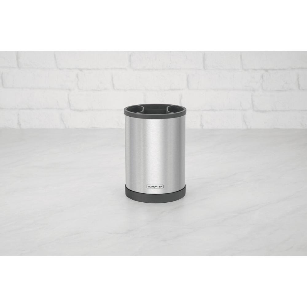 Porta-utensílios Giratório Tramontina Em Aço Inox - 4