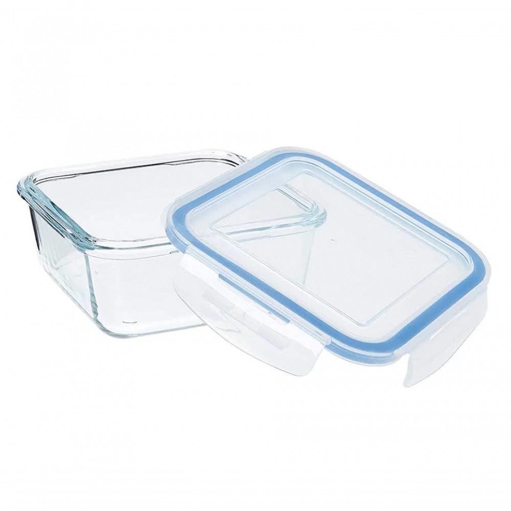 Pote Hermetico Quadrado Marmita De Vidro 800 Ml - Mimo - 3