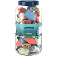 Plugue Femea 2p 10a 250v~ Embalagem Pote Grande Com 6 Cores - 1