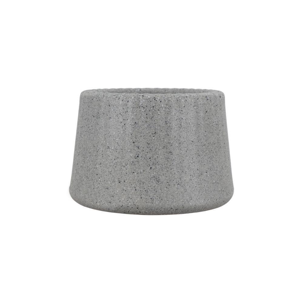 Vaso Tramontina Lótus Em Polietileno Granito Pedra 8,5 Cm - 2