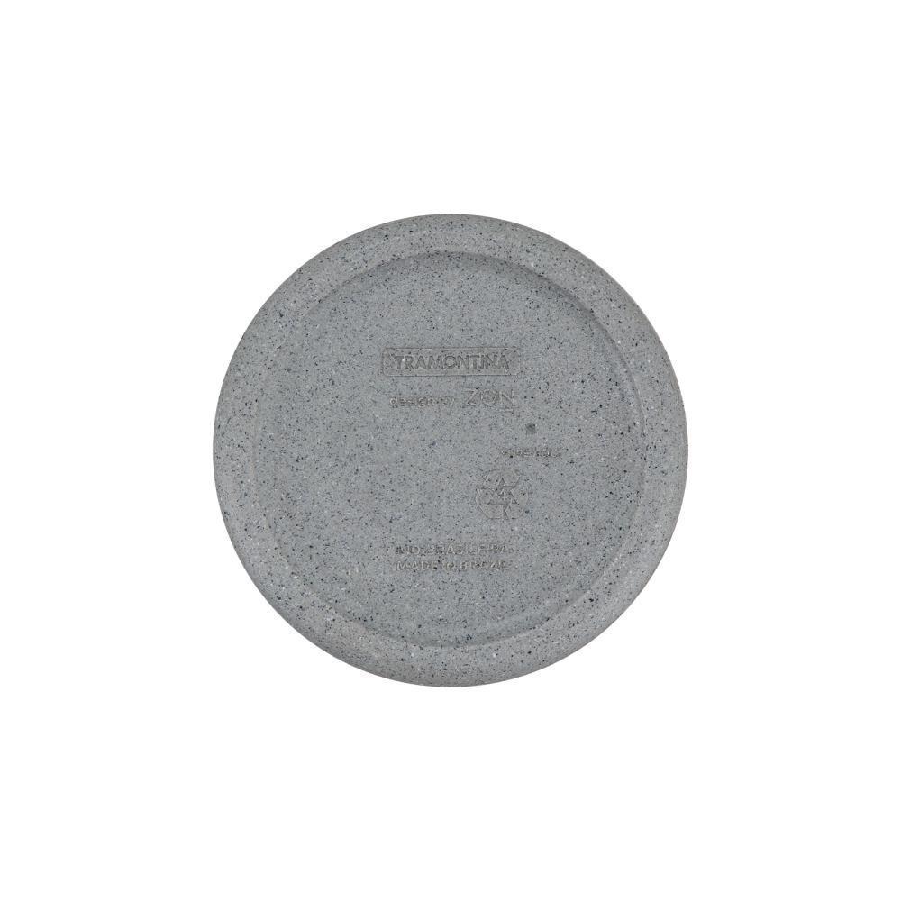 Vaso Tramontina Lótus Em Polietileno Granito Pedra 8,5 Cm - 6