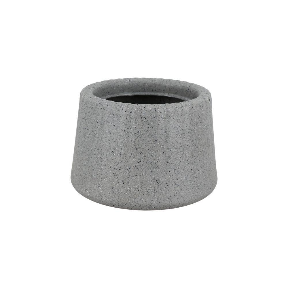 Vaso Tramontina Lótus Em Polietileno Granito Pedra 8,5 Cm - 8