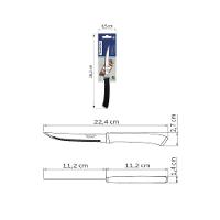 Faca Para Churrasco Tramontina Felice Com Lâmina Em Aço Inox Com Fio Microsserrilhado E Cabo De Polipropileno Preto 5 Po - 10
