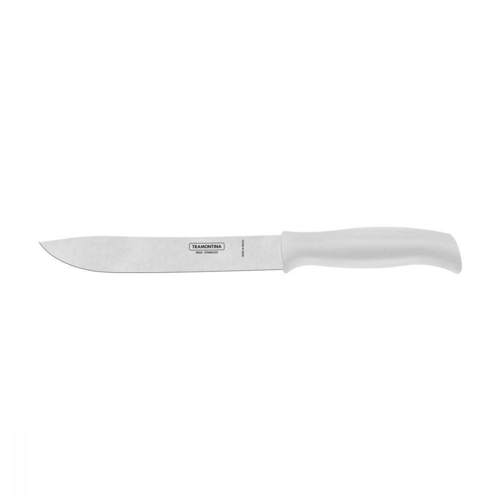 Faca Para Cozinha Tramontina Profit Com Lâmina Em Aço Inox E Cabo De Polipropileno Branco 7 - 1