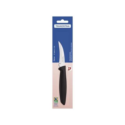 Faca Para Tornear Tramontina Plenus Com Lamina Em Aço Inox E Cabo De Polipropileno Preto 3 Conjunto:4