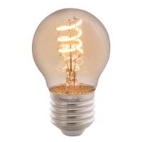 Lâmpada Led De Filamento Espiral Tramontina G45 4 W 2200 K Luz Amarela âmbar - 1