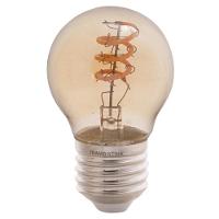 Lâmpada Led De Filamento Espiral Tramontina G45 4 W 2200 K Luz Amarela âmbar - 2