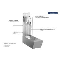 Dispenser Para Sabão E álcool Gel Tramontina Inox 1 Litro - 2