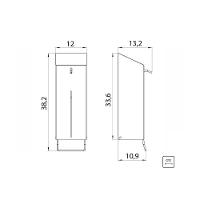 Dispenser Para Sabão E álcool Gel Tramontina Inox 1 Litro - 7