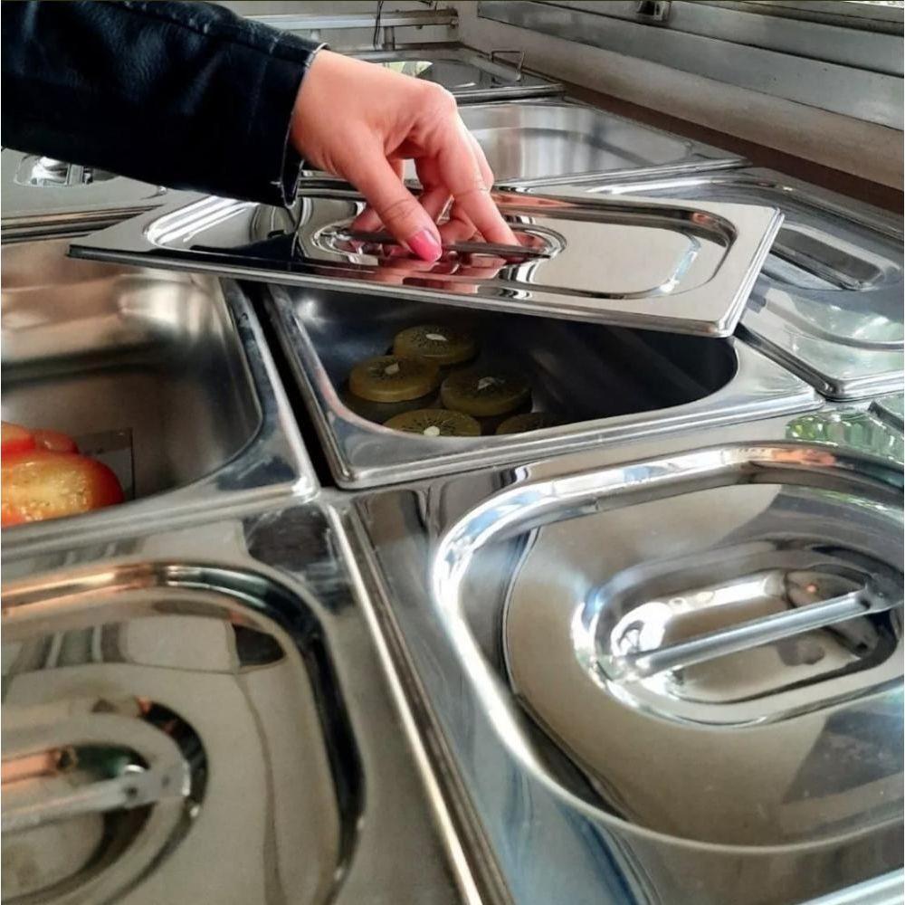 Cuba Gastronomica Rechaud Inox Gn 1-9 X 100mm - Brasinox - 8