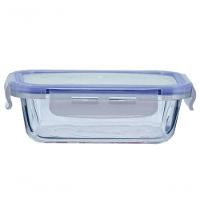 Pote De Vidro Retangular Hermetico Marmita 1000 Ml - Mimo - 3