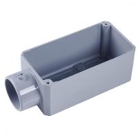 Condulete Fixo 2 Tipo E - Com Tampa - Rosca Bsp - Sem Pintura - 1