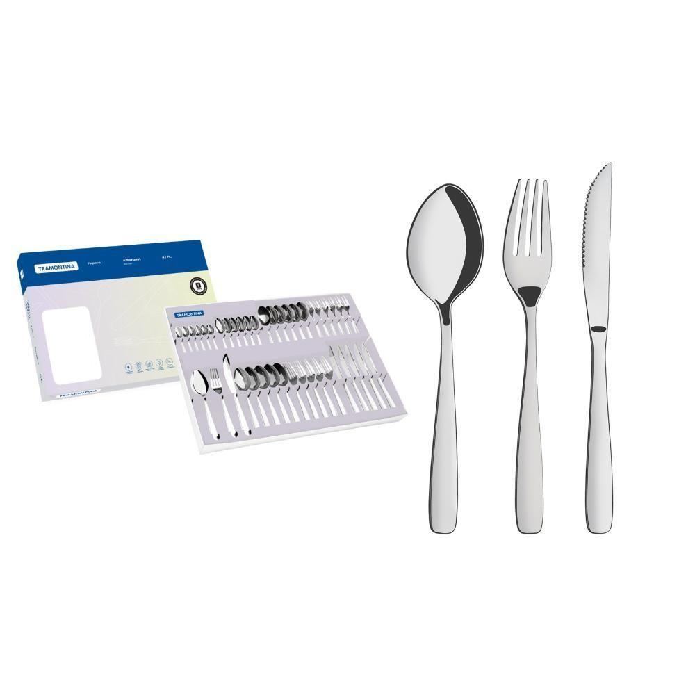 Faqueiro Para Churrasco Tramontina Amazonas Em Aço Inox 42 Peças - 4