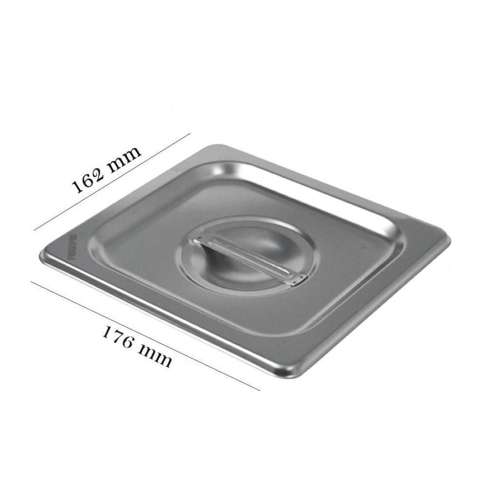 Kit 12 Cubas Gastronomica Inox Gn 1-6x150 Com Tampa Brasinox - 3