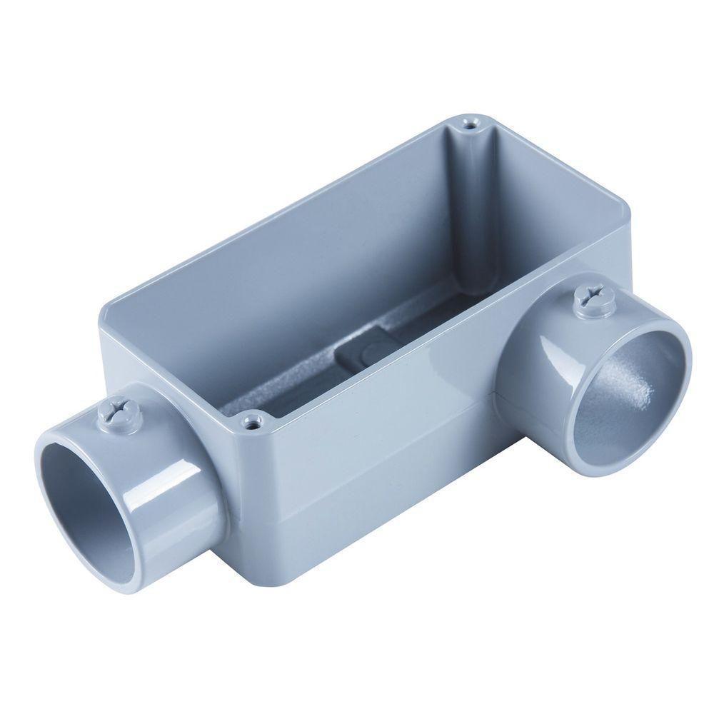 Condulete Fixo 3 Tipo Ll - Com Tampa - Sem Rosca - Sem Pintura - 2