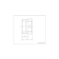 Redução Com Rosca 2.1-2 Polegada X 2 - 2