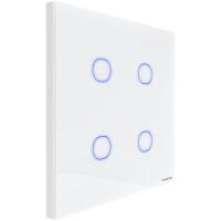 Interruptor Touch Smart 4x4 Tramontina Branco Com 4 Canais