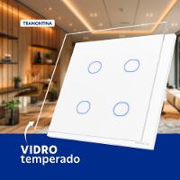 Interruptor Touch Smart 4x4 Tramontina Branco Com 4 Canais - 6