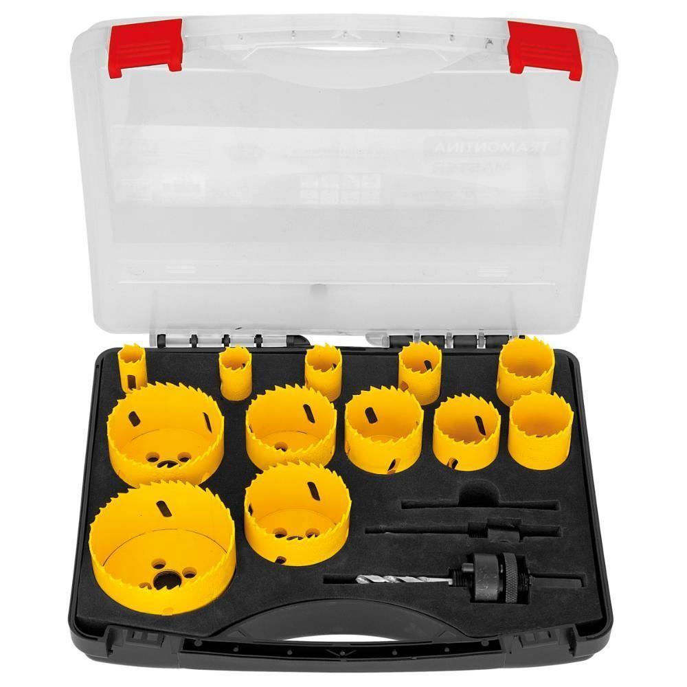 Jogo De Serras Copo Bi-metalicas Tramontina Com Dentes Em Aço Rapido Hss 15 Peças - 4