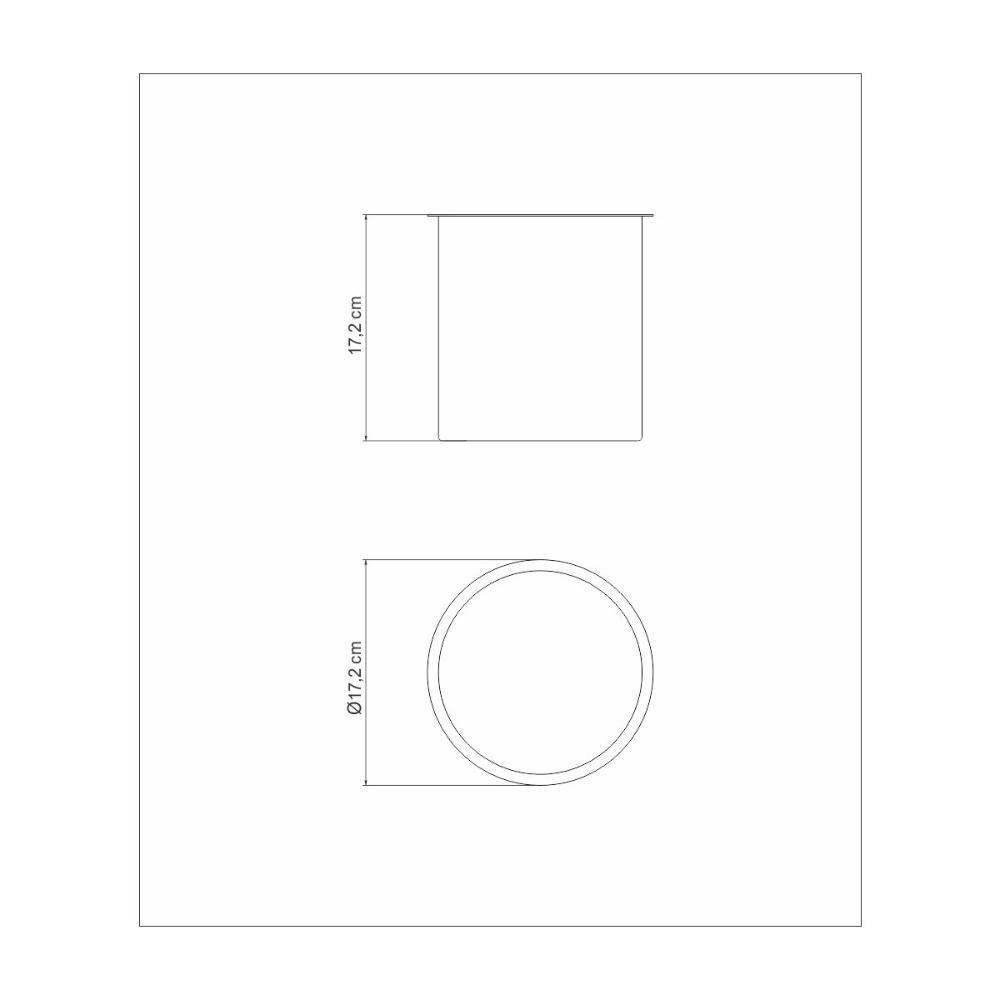 Pote Tramontina Cucina Em Aço Inox Sem Tampa 16 Cm 3,4 L - 3