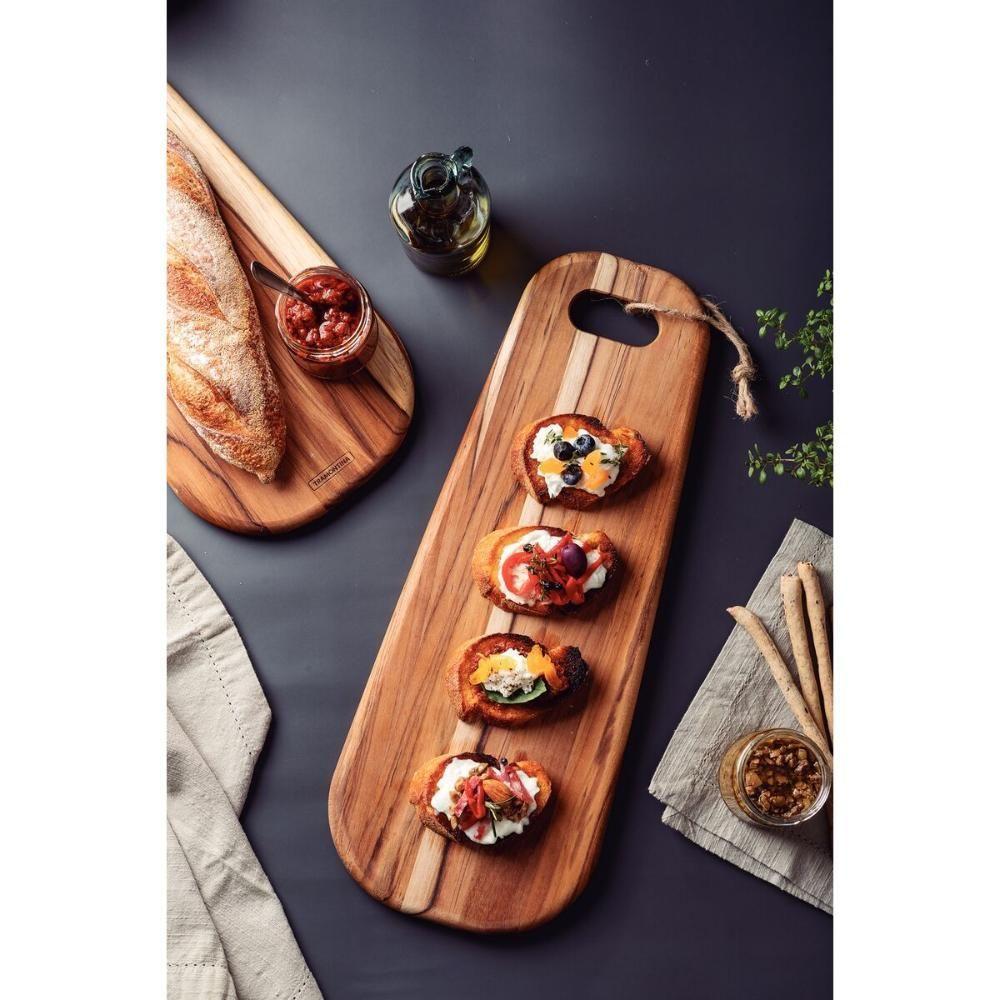 Tábua Para Antepasto Tramontina Provence Em Madeira Teca Fsc 48x19 Cm - 4