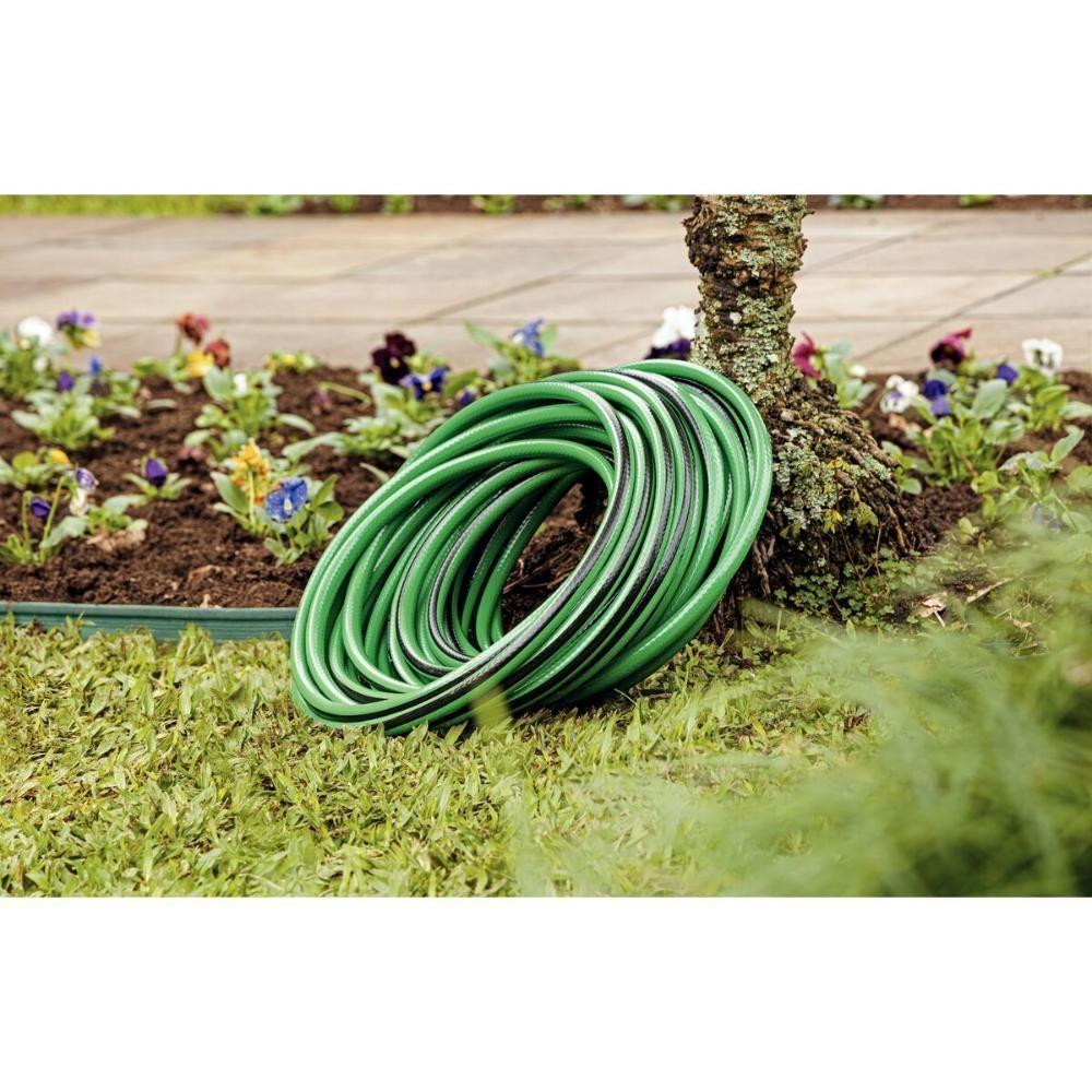 Mangueira Flex Para Jardim Tramontina Verde Com Faixa Preta Em Pvc 4 Camadas 50 M - 3