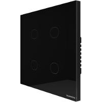 Interruptor Touch Smart 4x4 Tramontina Preto Com 4 Canais - 1