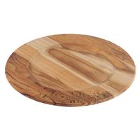 Sousplat Redondo Tramontina Casa Natal Em Madeira Teca Fsc Com Acabamento Em Óleo - 1