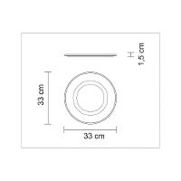 Sousplat Redondo Tramontina Casa Natal Em Madeira Teca Fsc Com Acabamento Em Óleo - 3