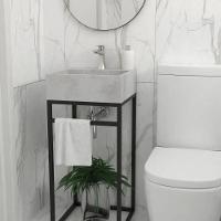 Base Box Iron 40x40 Cm Concreto - 2