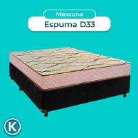 Cama + Box Preto E Colchão D33 Casal - Maxsono Paropas - 4
