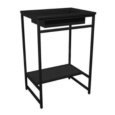 Gabinete Banheiro Ferro Iron Black 60x45cm Preto Fosco