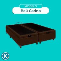 Cama Box Bau Casal Blindado Nature Marrom 138x188 - 5