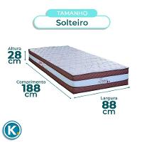 Cama + Bau Preto E Colchão Molas Ensacadas Solteiro - Legaccy Paropas + Cabeceira