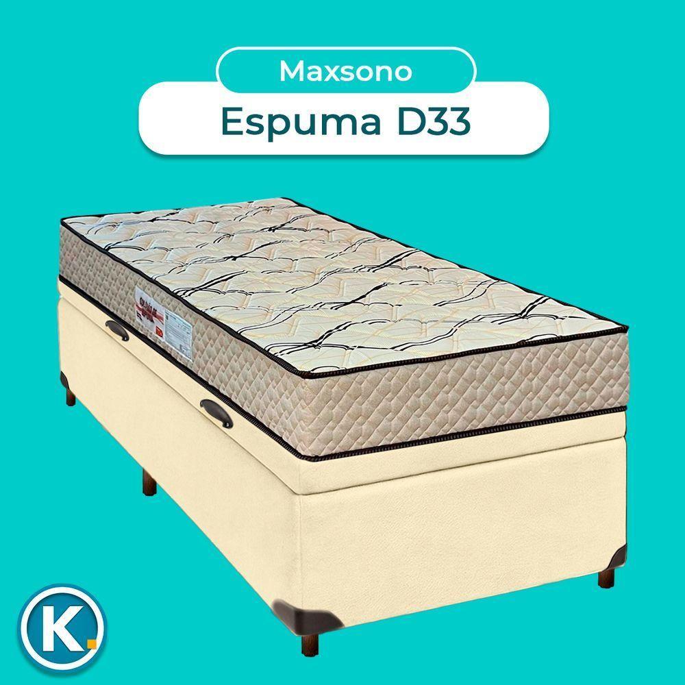 Colchão Solteiro D33 + Bau Blindado - Maxsono Paropas - 4