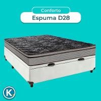 Cama + Bau Blindado E Colchão D28 Casal - Conforto Paropas - 2