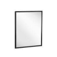 Espelheira Iron 64x55 Cm Preto Fosco - 1
