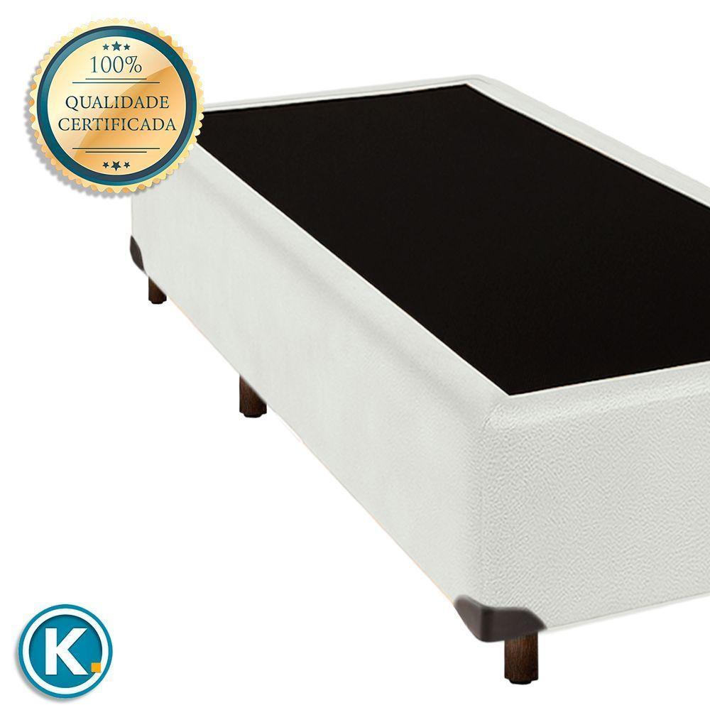 Cama Box Solteiro Branco Nature 88x188 - 3