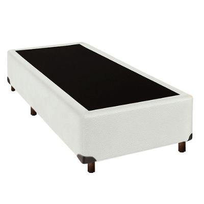 Cama Box Solteiro Branco Nature 88x188
