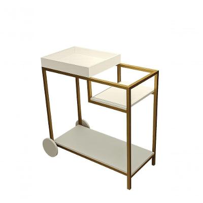 Carrinho Organizador Multifuncional Com Rodas Dourado