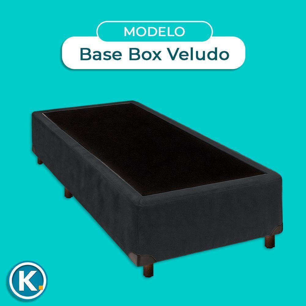 Cama Box Solteiro Cinza Nature 88x188 - 5