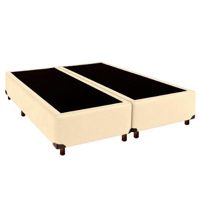 Cama Box King Bege Nature 193x203
