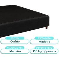 Cama Box Casal Preto Nature 138x188 - 2