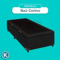 Cama Box Baú Solteiro Preto Nature 88x188 - 5