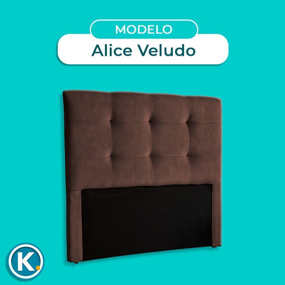Cabeceira Estofada King Alice Nature Veludo Cafe 193x136 - 5