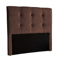 Cabeceira Estofada King Alice Nature Veludo Cafe 193x136 - 1